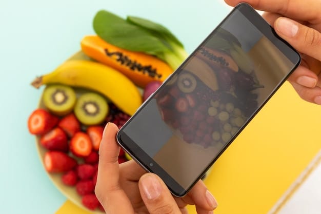 A smartphone displaying a cashback app, showcasing various grocery items with corresponding cashback offers. A hand is shown tapping on the screen to activate an offer.