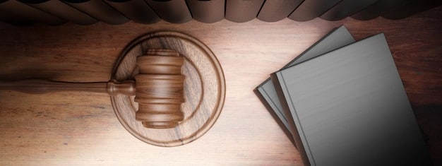 A close-up image of a gavel resting on a stack of legal documents, symbolizing legal decisions related to custody and visitation. The background is blurred, highlighting the gavel as the focal point.