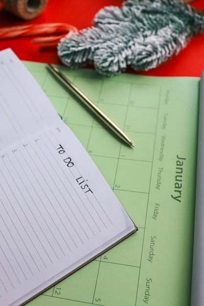 A close-up shot of a to-do list with clearly marked priorities and deadlines, with a pen hovering over one of the tasks. The list includes both work and family-related activities.