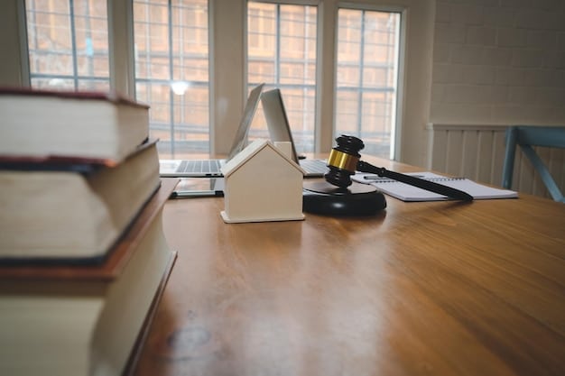 A judge's gavel resting on a stack of legal documents related to child support. Focus on the gavel and documents, with a blurred background of a courtroom.