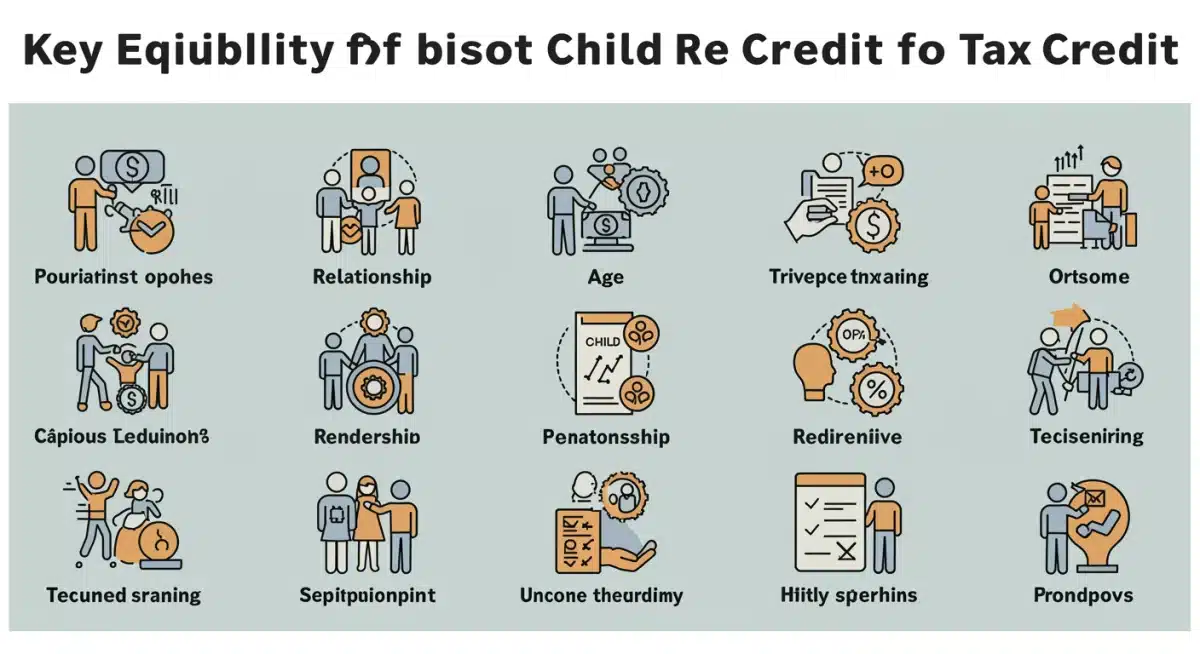 Infographic detailing Child Tax Credit eligibility criteria for 2025.