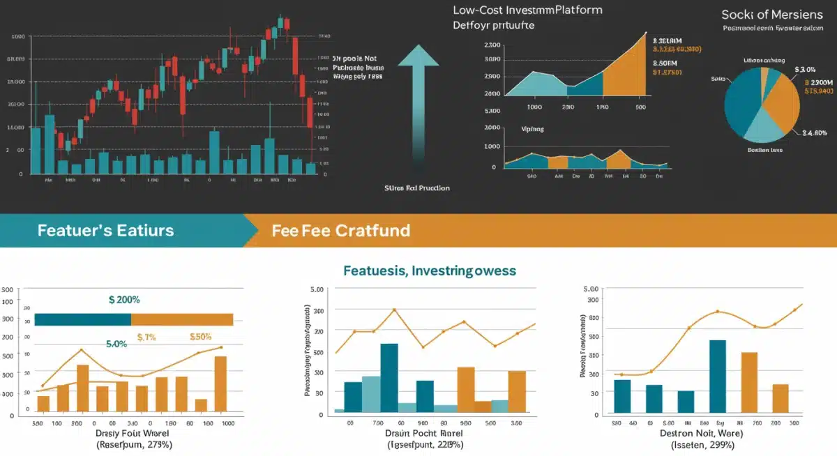 Infographic comparing investment platform features and fees