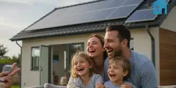 IRA 2025 Impact: $500 Annual Energy Savings Family in energy-efficient home benefiting from IRA savings
