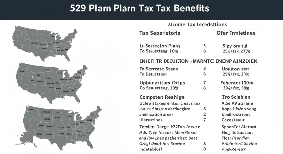 Comparison chart of state 529 plan tax benefits