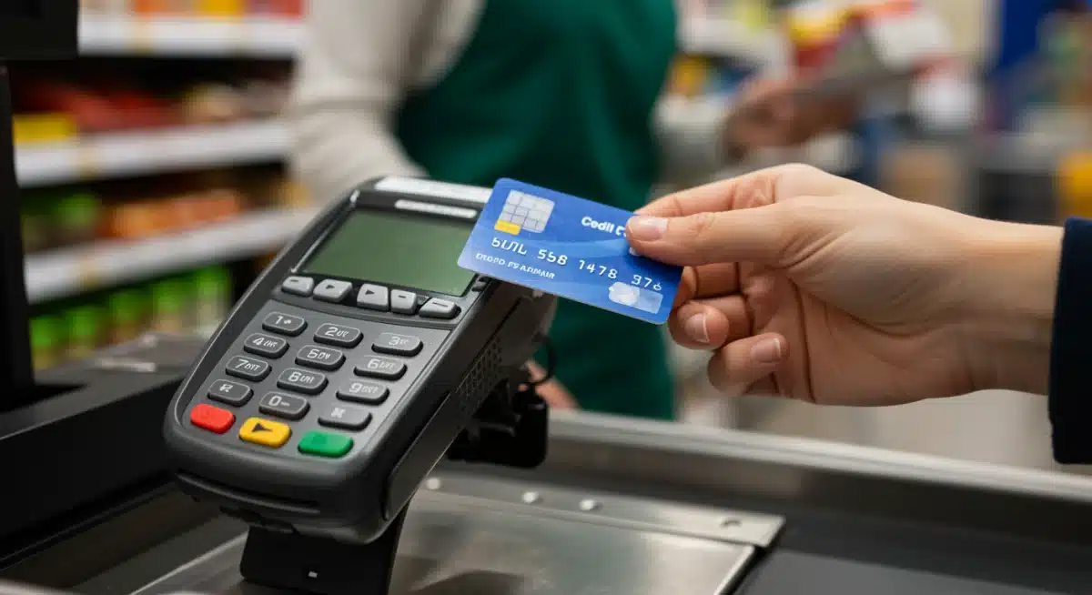 EBT card payment at grocery store, food assistance benefits, financial impact
