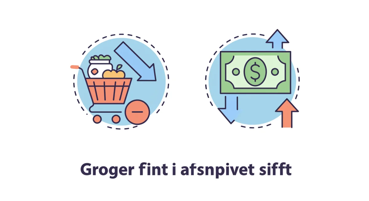 Grocery budget changes illustration, USDA program adjustments, financial planning