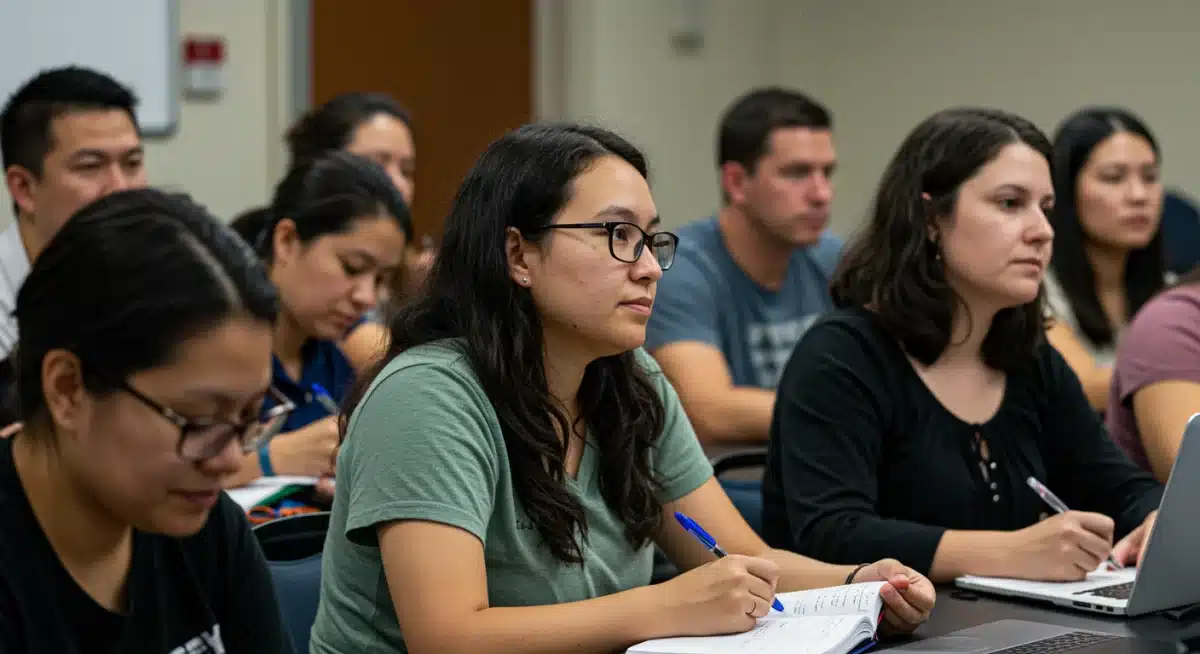 Parents learning about federal grants for children with disabilities
